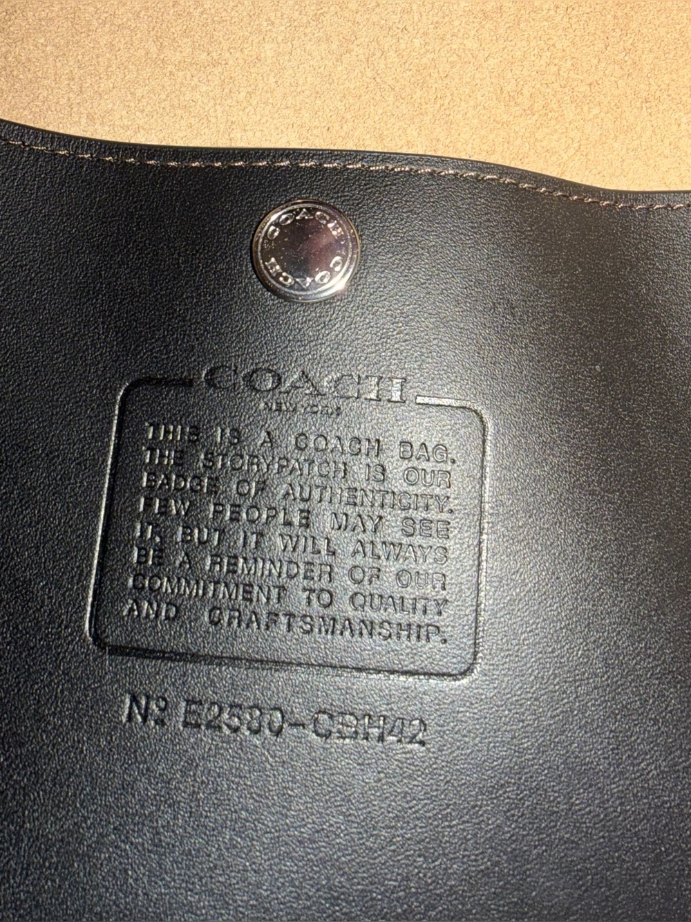 Coach Brooklyn 39 in Loved Leather With Charm Bundle - Picture 10 of 11